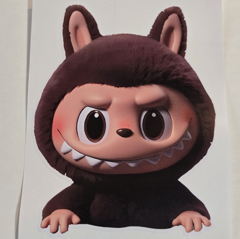 ๐๐ Cute Brown Labubu Sticker - Picture 3 of 4